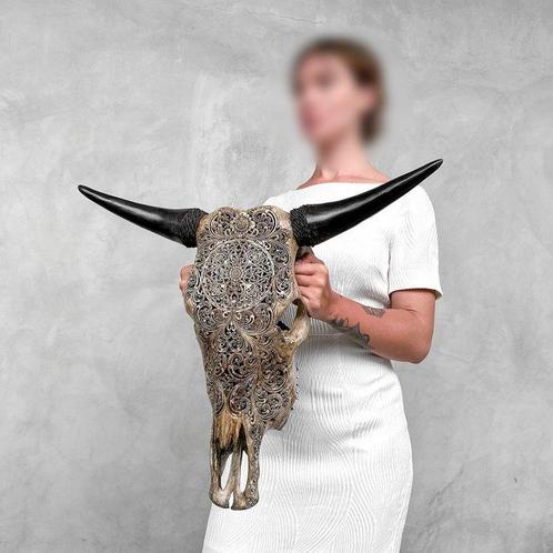 GEEN minimumprijs - Prachtig groot met de hand uitgehakt, Antiek en Kunst, Kunst | Designobjecten
