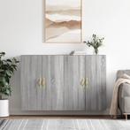 vidaXL Hangkasten 2 st 69,5x34x90 cm grijs sonoma, Verzenden, Nieuw, 50 tot 100 cm, Minder dan 100 cm