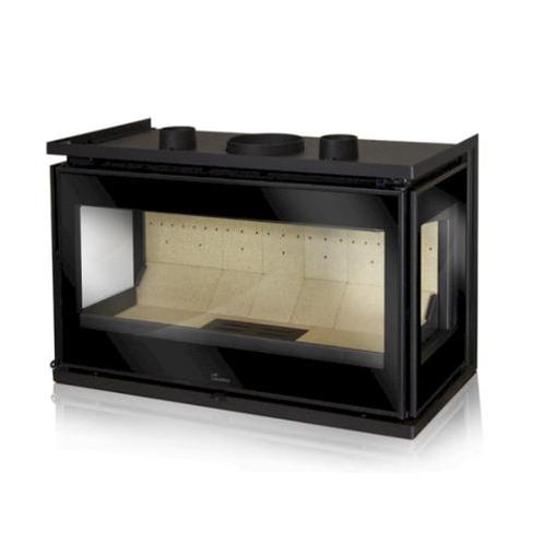 Inzethaard Houtgestookt 150 Mm Adour 600 Glas 3 Zijdig, Huis en Inrichting, Kachels, Verzenden