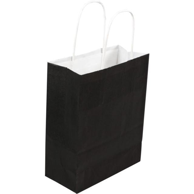 Specipack 18 x 8 x 22 cm - Zwart - Gedraaid koord -100 stuks, Zakelijke goederen, Partijgoederen en Retail | Verpakking en Verzending