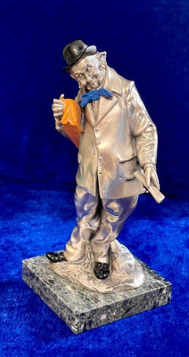 Ottaviani - Beeldje - Toto the Clown with Briefcase -, Antiek en Kunst, Curiosa en Brocante
