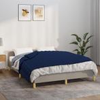 vidaXL Verzwaringsdeken 152x203 cm 11 kg stof blauw, Verzenden, Nieuw, Blauw