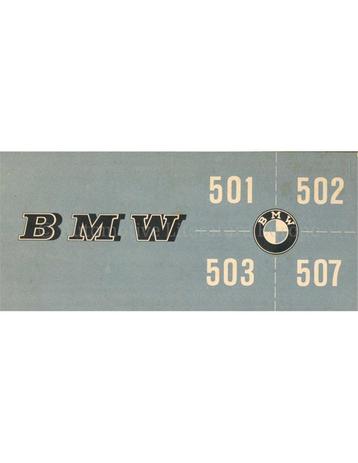 1955 BMW PROGRAMMA BROCHURE NEDERLANDS beschikbaar voor biedingen
