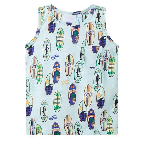 vidaXL Kindertopje 92 gemêleerd zachtblauw, Kinderen en Baby's, Kinderkleding | Overige, Nieuw, Verzenden