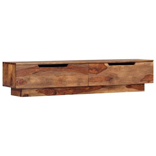 vidaXL Tv-meubel 145x30x30 cm massief hout, Huis en Inrichting, Kasten | Televisiemeubels, 25 tot 50 cm, Nieuw, Overige houtsoorten