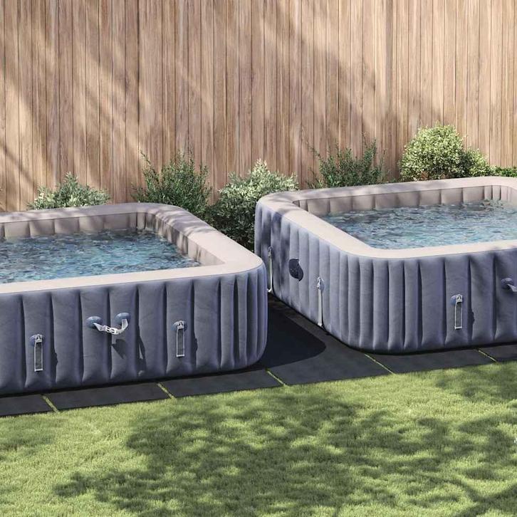 vidaXL Zwembad Grondzeil Zwart 999 x 500 cm Polyester, Tuin en Terras, Zwembad-toebehoren, Nieuw, Verzenden