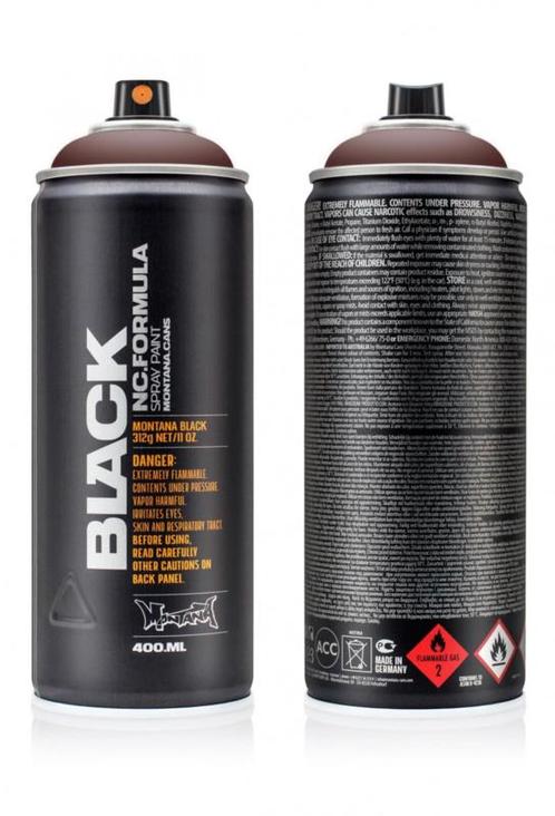 Montana Black BLK3065 Merlot 400 ml, Doe-het-zelf en Verbouw, Verf, Beits en Lak, Nieuw, Ophalen of Verzenden