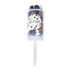 Party Popper Push Pop Papier Rond wit-zwart-beige, Hobby en Vrije tijd, Feestartikelen, Ophalen of Verzenden, Nieuw