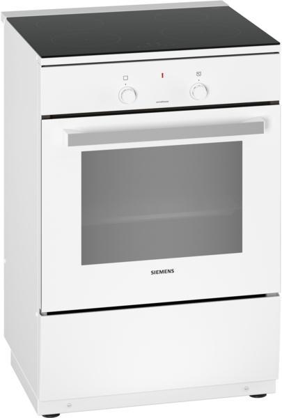Siemens HL1P00020U inductie fornuis - 60 cm. - wit, Witgoed en Apparatuur, Fornuizen, 60 cm of meer, Vrijstaand, 4 kookzones, Energieklasse A of zuiniger