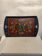 Dienblad - Fraai houten Hindeloopen dienblad met handvaten -, Antiek en Kunst