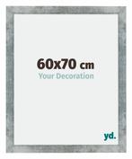 Fotolijst 60x70 cm - IJzer Geveegd - MDF - Mura, Huis en Inrichting, Woonaccessoires | Lijsten, Verzenden, Nieuw