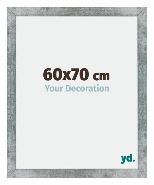 Fotolijst 60x70 cm - IJzer Geveegd - MDF - Mura, Huis en Inrichting, Woonaccessoires | Lijsten, Nieuw, Verzenden