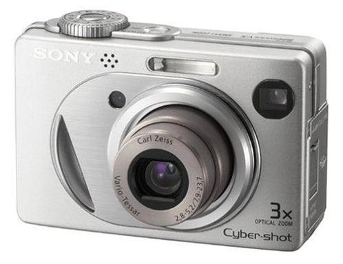 Sony Cyber-Shot DSC-W1 Digitale Compact Camera - Zilver, Audio, Tv en Foto, Fotocamera's Digitaal, Zo goed als nieuw, Verzenden