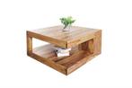 Massief kostbare houten salontafel GIANT 80cm Sheesham Stone, Ophalen of Verzenden, Nieuw