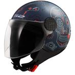 LS2 OF558 Sphere Lux II Maxca Kobalt Oranje Jethelm, Verzenden, Nieuw met kaartje, Jethelm, Overige merken