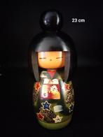 Miyama Keiji - Beeldje, Mooie creatieve vintage kokeshi - 23