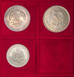 Mexico. Republic. 8 Reales, 1 Peso 1885, 1903, 1945, 3 type