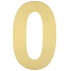 BASICS Huisnummer LBHN100-0 PVD Mat Goud, Huis en Inrichting, Woonaccessoires | Overige, Ophalen of Verzenden, Nieuw