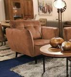 Fauteuil Akker - fauteuils - Cognac, Huis en Inrichting, Stoelen, Nieuw, Bruin, Stof