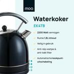 2dekans | MOA Waterkoker Retro - 1.8L - RVS - BPA vrij -, Ophalen of Verzenden, Zo goed als nieuw