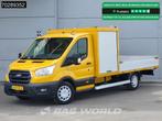 Ford Transit 130pk Open Laadbak Trekhaak Airco Cruise Euro6, Auto's, Stof, Gebruikt, Euro 6, Overige kleuren