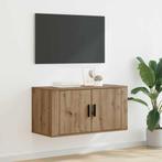 vidaXL Wandgemonteerde TV-kast Wandgemonteerd artisanaal, Minder dan 50 cm, Verzenden, Nieuw, Minder dan 100 cm