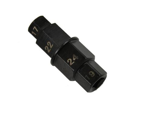 Voorwiel As Dop - 17 Tot 24 Mm -  As Inbus Zeskantdop Voor M, Auto diversen, Autogereedschap, Nieuw, Ophalen of Verzenden