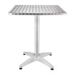 Vierkante RVS tafel 60cm | 600x600x720(h)mm Bolero, Verzenden, Nieuw in verpakking