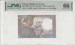 1942 France P 99b 10 Francs Pmg 66 Epq, Postzegels en Munten, Bankbiljetten | Europa | Niet-Eurobiljetten, Verzenden