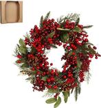 2dekans | House of Seasons Barney Kerstkrans - Ø40 cm -, Ophalen of Verzenden, Zo goed als nieuw