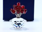 Figuur - Swarovski - Vaas met 15 Rode Rozen (Boxed) -, Antiek en Kunst, Curiosa en Brocante