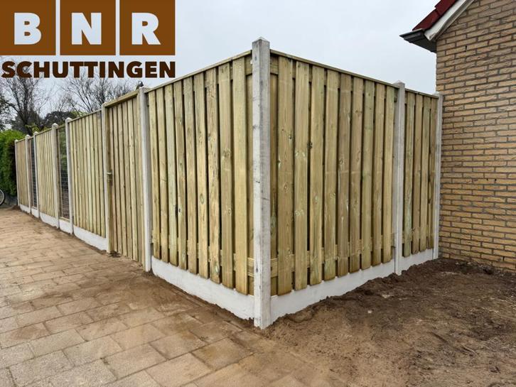 WINTER ACTIE!! Hout Beton Schuttingen va €95 incl. montage, Tuin en Terras, Schuttingen, Nieuw