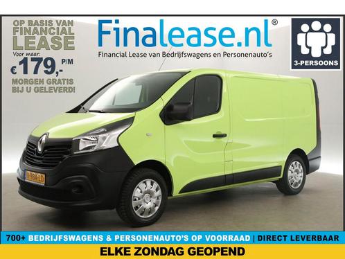 Renault Trafic 1.6 dCi T29 L1H1 Airco Cruise Trekhaak €179pm, Auto's, Bestelauto's, Lease, Handgeschakeld, Diesel, Renault, Groen
