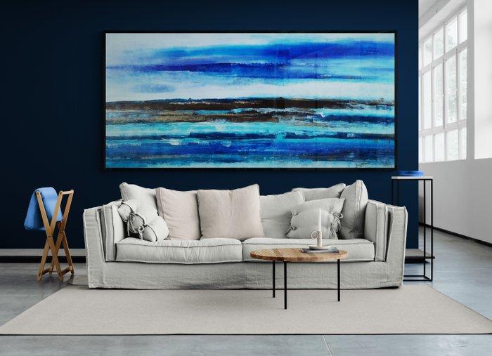 Myriam Carbonnier - Le bruit de la mer XXL, Antiek en Kunst, Kunst | Schilderijen | Modern