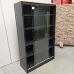 Mibra antraciet metalen vitrinekast - 195x120x45 cm, Huis en Inrichting, Kasten | Vitrinekasten, Ophalen of Verzenden, Nieuw