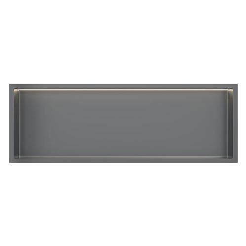 Gun Metal RVS Inbouwnis 30x90x7cm met LED verlichting, Doe-het-zelf en Verbouw, Sanitair, Verzenden