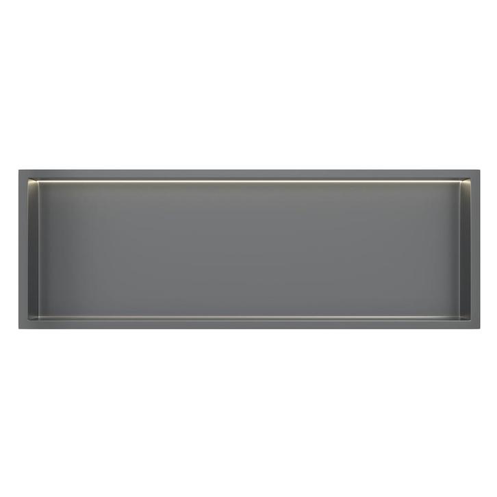 Gun Metal RVS Inbouwnis 30x90x7cm met LED verlichting, Doe-het-zelf en Verbouw, Sanitair, Verzenden