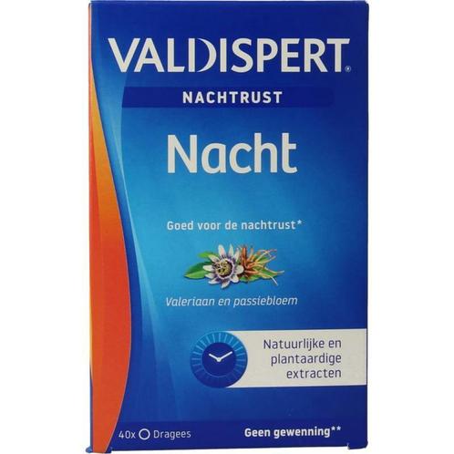 Valdispert Nacht 40 Dragees, Diversen, Verpleegmiddelen, Nieuw, Verzenden