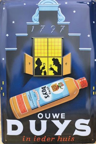 Ouwe Duys reclamebord, Verzamelen, Merken en Reclamevoorwerpen, Nieuw, Ophalen of Verzenden