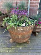 Houten Kuipen | Bloembakken | voor Olijfboom | Fruitboom, Ophalen of Verzenden, Nieuw, Rond, Balkon