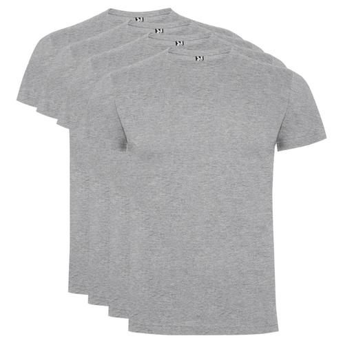 4 pack t-shirt Dogo Premium Licht Grijs, Kleding | Heren, T-shirts, Overige kleuren, Nieuw, Overige maten, Verzenden