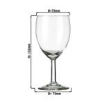 GGM Gastro | (12 stuks) Wijnglas - GILDE - 240 ml |, Verzenden, Nieuw, Effen