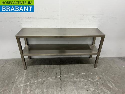 RVS Dubbele Etagère Brug 140 cm Horeca, Zakelijke goederen, Horeca | Keukenapparatuur, Nieuw zonder verpakking, Ophalen of Verzenden
