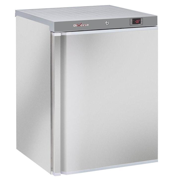 Diverso By Diamond Tafelmodel Koelkast | 200L | RVS | Statis, Witgoed en Apparatuur, Koelkasten en IJskasten, Ophalen of Verzenden