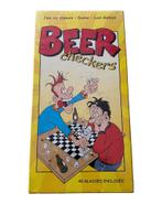 Beer Checkers Vintage Drinkspel Hollands Bierdammen Inclusie, Hobby en Vrije tijd, Nieuw, Verzenden