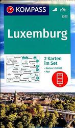 Wandelkaart 2202 Luxemburg 2 kaarten Kompass, Boeken, Atlassen en Landkaarten, Nieuw, Verzenden