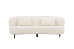 Luis Sofa - 2,5-Zitsbank - Wit Boucle / Teddy Stof - Jorn, Huis en Inrichting, Banken | Bankstellen, Verzenden, Nieuw
