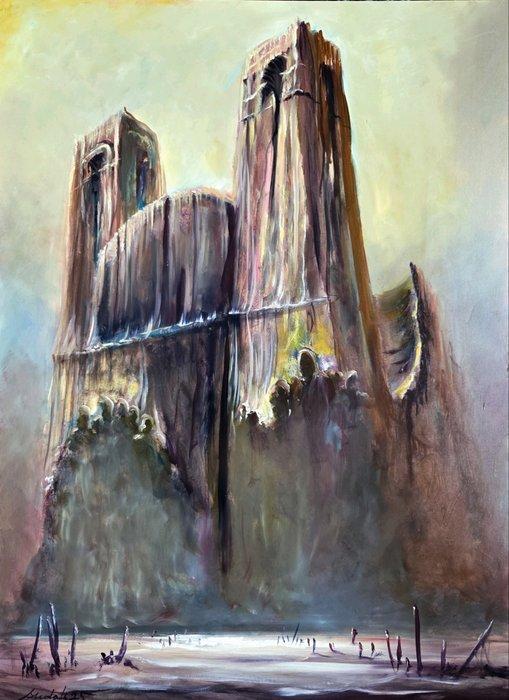 Artur Sudak - Cathedral of oblivion, Antiek en Kunst, Kunst | Schilderijen | Modern