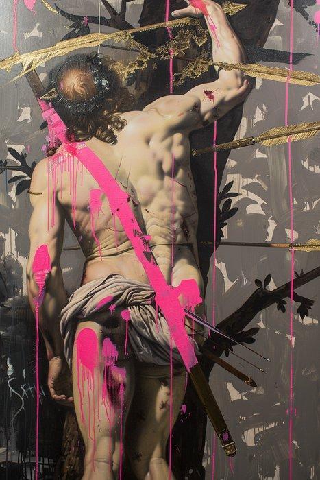 Dine Chanima (XX-XXI) - (XXL) Giant Tagged And Tormented, Antiek en Kunst, Kunst | Designobjecten