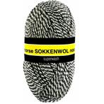 Scheepjes Noorse Wol Markoma 100g - 6854 Zwart/Beige, Hobby en Vrije tijd, Verzenden, Nieuw